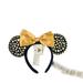 Disney Accessories | Disney Parks Jeweled 50th Anniversary Minnie Mouse Ears | Color: Blue/Gold | Size: Os