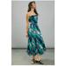 Anthropologie Dresses | Hutch (Anthropologie) - Marigold Ruffled Dress | Color: Blue/Green | Size: 4p