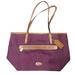 Coach Bags | Coach Sawyer Canvas Leather Tote Plum Purple F37237 | Color: Purple | Size: Os