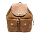 Coach Bags | Coach Turnlock Brown Pebble Leather Rucksack Backpack - 37582 | Color: Brown | Size: Os