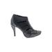 Donald J Pliner Heels: Black Shoes - Women's Size 7 - Open Toe