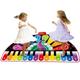 ZIPPY MAT Piano Mat for Kids, Giant Musical Keyboard Floor Playmat, 24 Keys, 10 Built-in Songs, 8 Instrument, Includes Songbook, Peacock Dance Gift for Boys Girls Toddlers