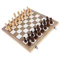 Toyvian 4 Sets Foldable Chessboard Kit International Chess Travel Chess Board Peg Game Travel Size Kit Board Game Toy Checkers Training Props Child Puzzle Game Chess Wood