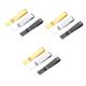 PACKOVE 9 Pcs Stainless Steel Tie Clip Metal Necktie Clasp Mens Neckties Tie Pinch Clips Vintage Tie Pin Tie for Men Business Tie Bars Men Ties Men Tie Clip Man Receive Flowers Light Body