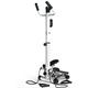 Stepper, Home Fitness Pedal, Leg Shaping Stepper, with Handle, Suitable for Bedrooms and Balconies (Black)