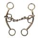 HILASON Light Fixed Cheek Chain Bit with Stainless Steel | Horse Bit | Horse Bits Western | Walking Horse Bits | Training Horse Bit | Equine Bits | Bit for Horses