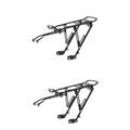 VANZACK 2pcs Bike Rack Road Bike Stand Mountain Bike Stand Folding Bike Accessory Disc Brake Bike Multifunction Rear Frame Rear Bracket Shelf Luggage Rack Aluminum Alloy