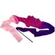 Water And Fire Dance Streamer Gymnastics Ribbons Belly Dance Real Silk Throw Streamer With Rod For Talent Shows A11 2pcs