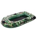 Inflatable Boat, Thicken Portable Inflatable Boat with Air Pump Paddle,Inflatable Kayak (Green 198x122cm) (Green 231x130CM)