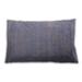 Ahgly Company Mid-Century Modern Indoor-Outdoor Slate Blue Grey Blue Lumbar Throw Pillow