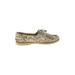 Sperry Top Sider Flats Tan Snake Print Shoes - Women's Size 7 1/2