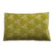 Ahgly Company Patterned Indoor-Outdoor Banana Yellow Lumbar Throw Pillow