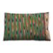 Ahgly Company Contemporary Modern Indoor-Outdoor Green Snake Green Lumbar Throw Pillow