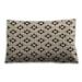 Ahgly Company Patterned Indoor-Outdoor Wheat Beige Lumbar Throw Pillow