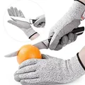 Gants anti-coupure verts légers gants de boucher gants de travail de sécurité