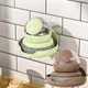 Brosse à vaisselle avec distributeur de savon ABS durable pot avec accents doux multifonctionnel