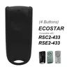 HORMANN ECOSTAR RSE2-433 433 MHz ECOSTAR-RSE2 ECOSTAR-RSC2 Émetteur portatif Liftronic 500 800 700
