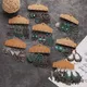 Ensemble de boucles d'oreilles pendantes vintage pour femme bijoux ethniques bronze triangle