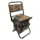 Chaise de camping pliable légère avec sac isotherme siège de tabouret pliant compact pêche 1PC