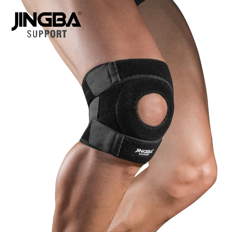 JINGBA SUPPORT 1 pièces genouillères de sport Fitness pour les articulations protecteur rotule genouillères réglables Support Joelheira livraison directe