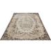 Beige 65" x 105" L Area Rug - Lofy Rectangle Atina Rectangle 5'5" X 8'9" Area Rug w/ Non-Slip Backing 105.0 x 65.0 x 1.0 in white/Wool | Wayfair