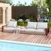 Latitude Run® Qudsiyah 4 Person Outdoor Seating Group w/ Cushions Metal in Gray/Brown | Wayfair 7C253A5ACE984E42935DF04E022E8340