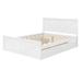 August Grove® Bulmaro Platform Storage Bed Wood in White | 38.7 H x 63.8 W x 81.9 D in | Wayfair 0290497213A346E5A3F03C36F56F5AF2