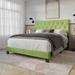 Lark Manor™ Araseli Upholstered Bed Upholstered in Green | 45.5 H x 64.4 W x 85.4 D in | Wayfair FB08D0C41E7F451EB9722AA8501FF0B2