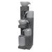 Millwood Pines 40"H Outdoor Floor 5-Tiered Fountain w/ LED Lights in Gray | 40 H x 12 W x 12 D in | Wayfair 6C197D3B682248129657D4C8C6A9F4E9