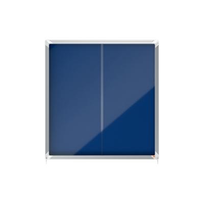nobo Schaukasten, Schiebetür, Textil-Rückwand, 12 x DIN A4 Image