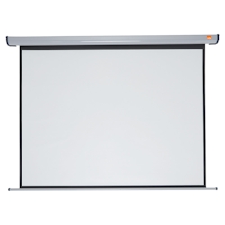 Nobo Leinwand 1901972 149cmx197cm elektrisch weiß +Fernbedienung Image