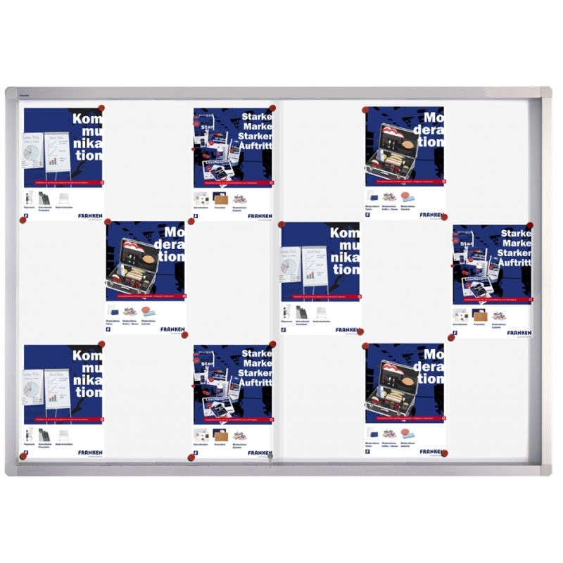 FRANKEN Schaukasten PRO für 21x DIN A4, Metall-Rückwand Image