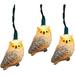 Kurt Adler UL 10-Light White Owl with Glitter Light Set