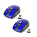 2 pcs 2.4G Portable Wireless Mouse with USB Receiver for Computer Laptop PC Desktop