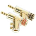 Hi-Fi Speaker Cable Connector Banana Plug for Amplifier Speakers Sound Bar Terminals Screw Nurse