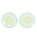 2 Pcs Cucumber Mini Cucumbers Hot and Cold Eye Pads Patches Compress Mask Gel Round Shape Pvc