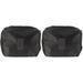 Portable Large Capacity Travel Toiletry Bag Cosmetic (black) Toiletries Makeup Brushed Loose Powder Organizing Set of 2