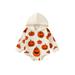 Huakaishijie Baby Girls Boys Halloween Romper Infant Pumpkin Print Hooded Jumpsuit