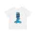 Inktastic Vacation Tiki God on a Surfboard Blue Water Gradient Boys or Girls Toddler T-Shirt