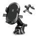 Konghyp In-Car Mobile Phone Holder with 360-Degree Rotating Suction Cup and Central Control Rotation