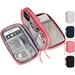 Electronic Organizer Travel USB Cable Accessories Bag/Case Waterproof for Power Bank Charging Cords Chargers Mouse Earphones Flash Drive