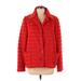 Nanette Lepore Faux Fur Jacket: Red Jackets & Outerwear - Women's Size Small