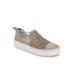 Wide Width Women's Erin Slip On Sneaker by Jambu in Taupe Solid (Size 9 W)