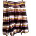 Kate Spade Skirts | Kate Spade Skirt The Rules Silk Cream Striped A-Line Skirt 10 | Color: Cream/Purple | Size: 10