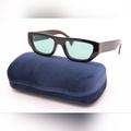 Gucci Accessories | New Gucci Gg1134s 004 Blue Unisex Sunglasses Gucci | Color: Black/Blue | Size: Os