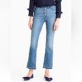 J. Crew Jeans | J.Crew ‘Billie’ Denim Boot Crop Jeans In Redwood Wash | Color: Blue/Red | Size: 28