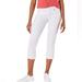 Levi's Jeans | Levi Strauss Signature Gold Mid-Rise Slim Fit Capri Pants White Plus Size 26 | Color: White | Size: 26plus