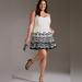 Anthropologie Dresses | Anthropologie Black And White Print Boho Mini Dress Size M | Color: Black/White | Size: M