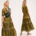 Free People Dresses | Free People Rare Feelings Maxi Dress In Green Size Small | Color: Green | Size: S