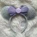 Disney Other | Disneyland Disney100 Silver Minnie Mouse Ears | Color: Purple/Silver | Size: Os